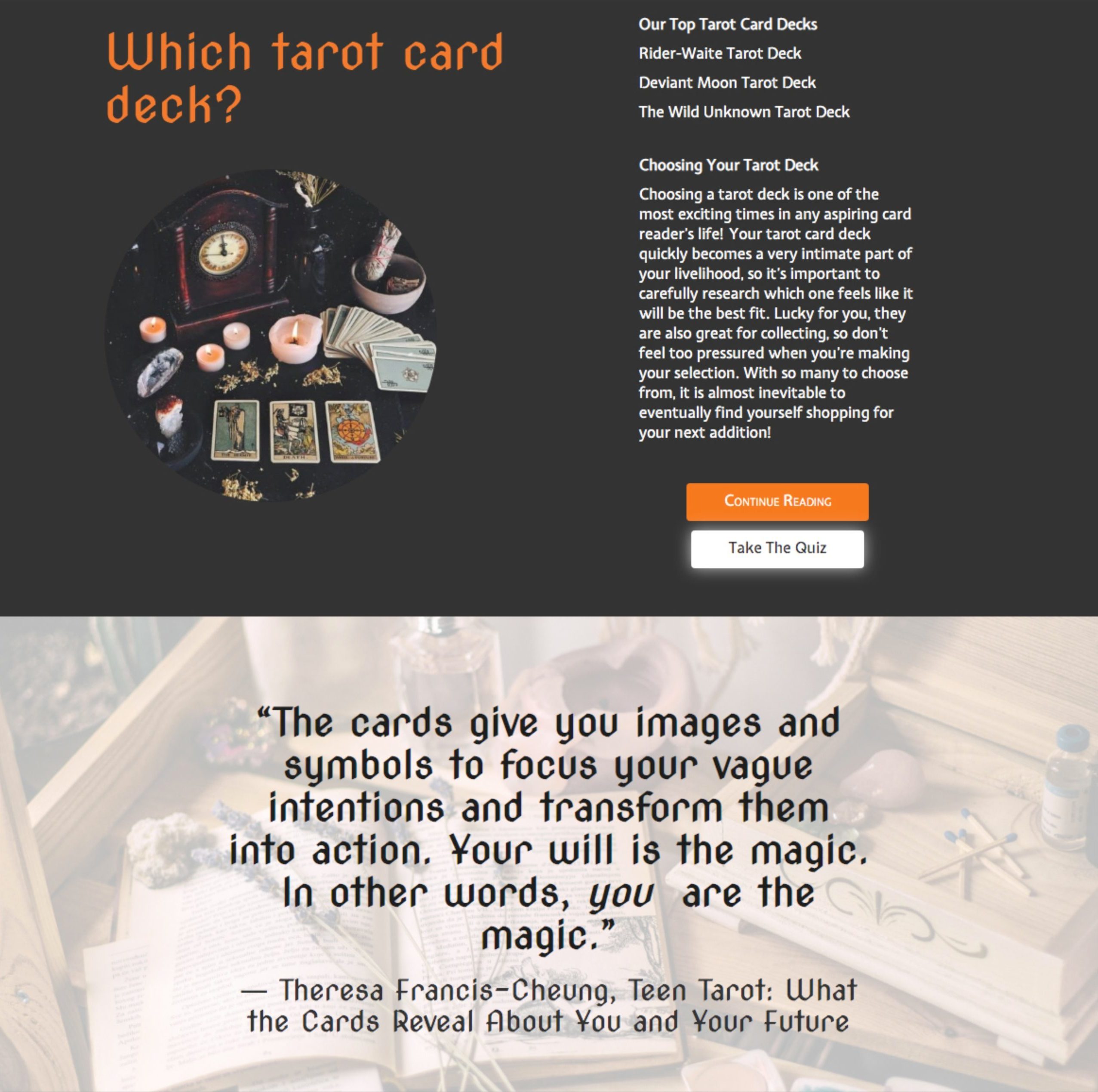 WitchyPath Website 3