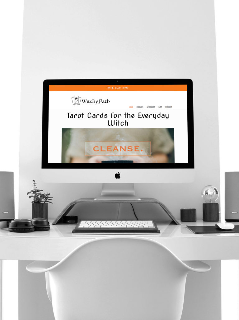 WitchyPath Website Mockup
