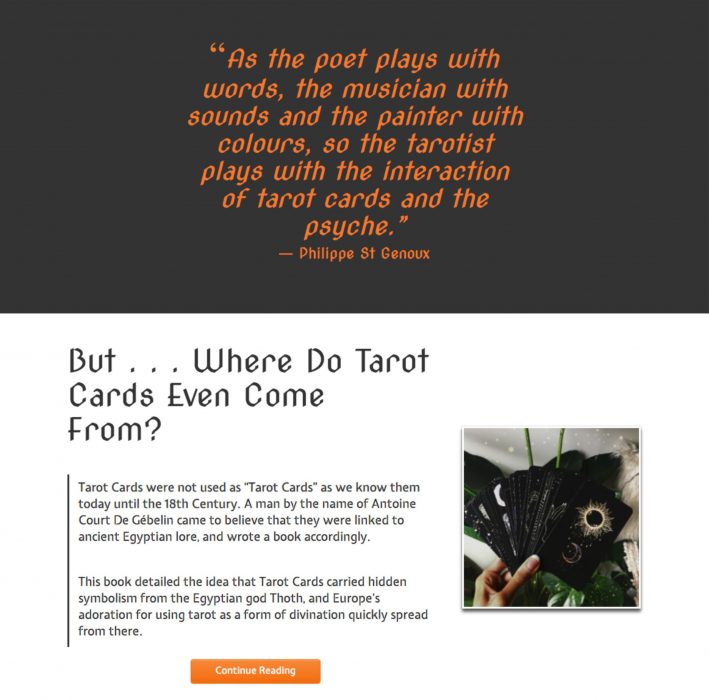 WitchyPath Website 2